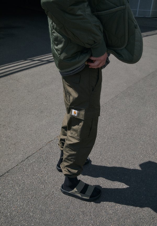 AVIATION PANT - Cargo trousers - cypress rinsed