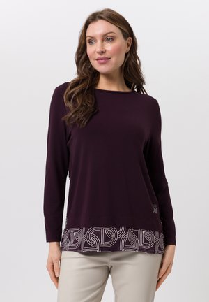 Longsleeve - mulberry/ecru