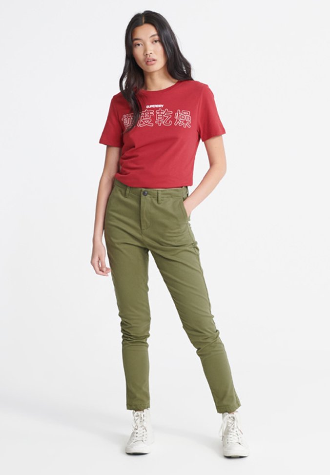 Superdry & Co Chino groen Superdry & Co Chino groen