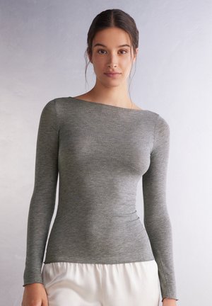 WARM EFFECT ULTRALIGHT - Pyžamový top - grau medium grey mel