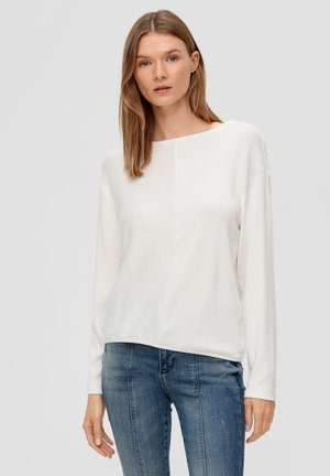 s.Oliver STRUKTURIERTES  - Sweatshirt - ecru