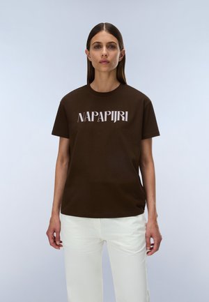 Napapijri, BLISS SS - Обикновена тениска - dark brown