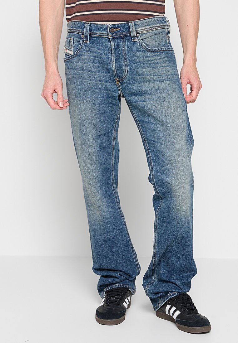 Diesel Straight leg jeans blauw denim/bluedenim