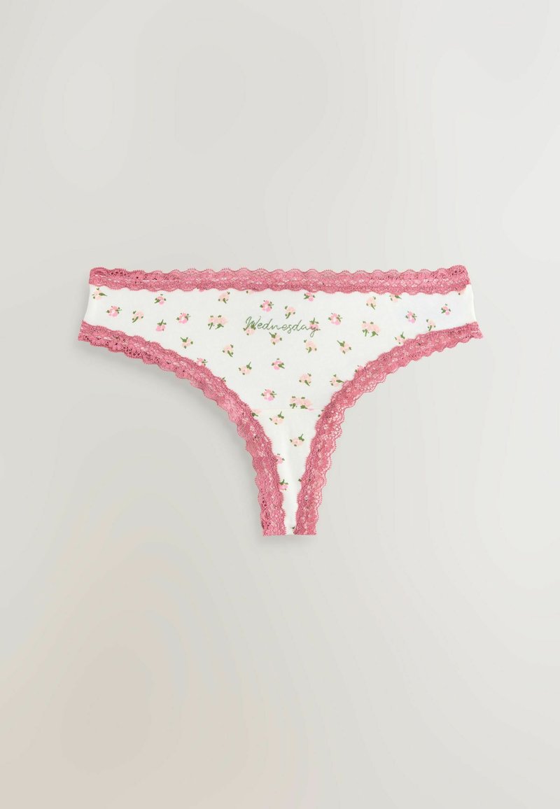Culotte String En Maille Florale Rose - Victoria’s Secret - Taille S - Neuf Avec étiquettes