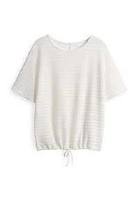 LOOSE FIT BATWING - T-shirt imprimé - milk