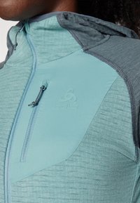 ODLO MID LAYER HOODY FULL ZIP ASCENT - Giacca outdoor - arctic/dark slate