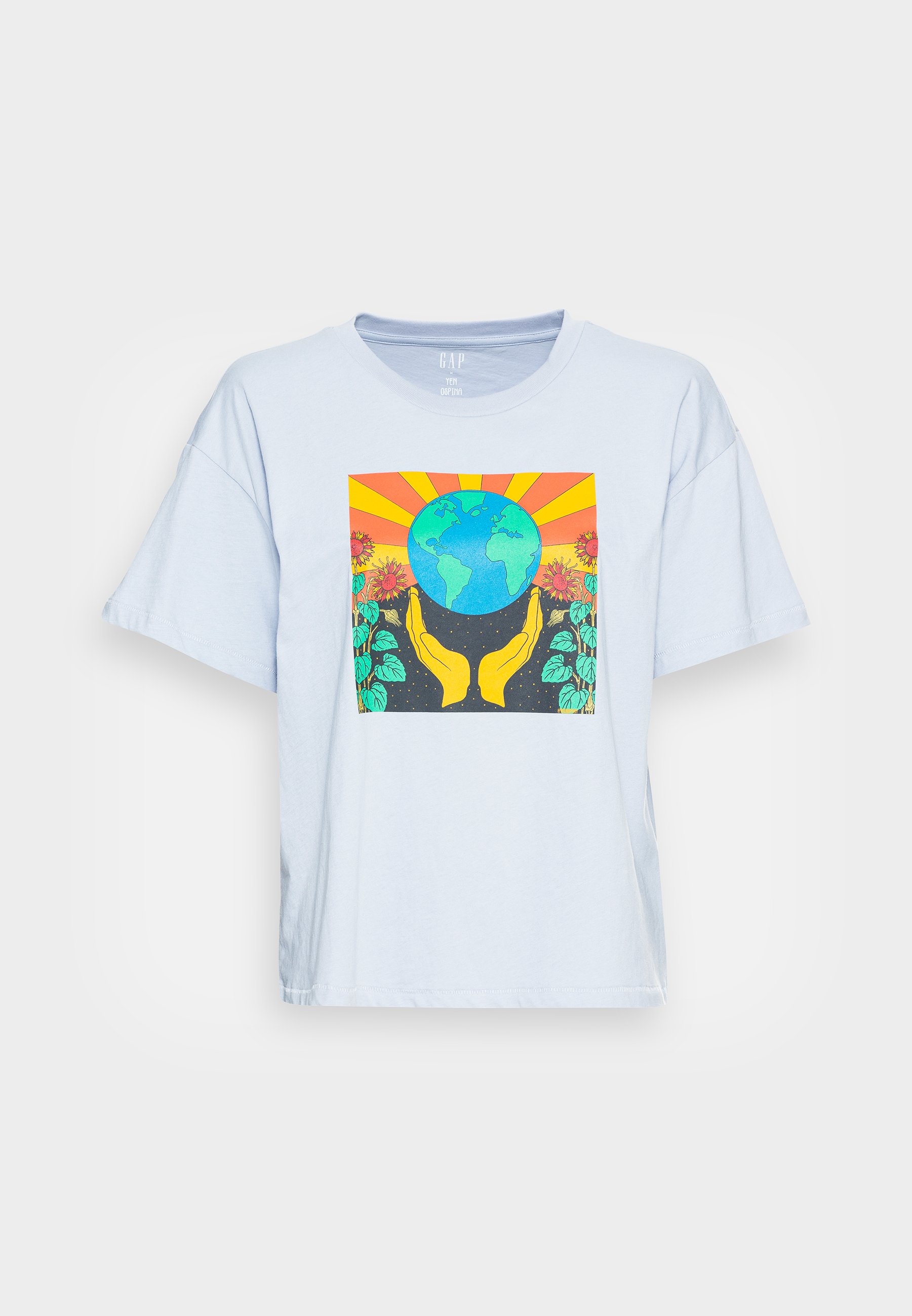 GAP YEN GRAPHICS - Print T-shirt - ice 