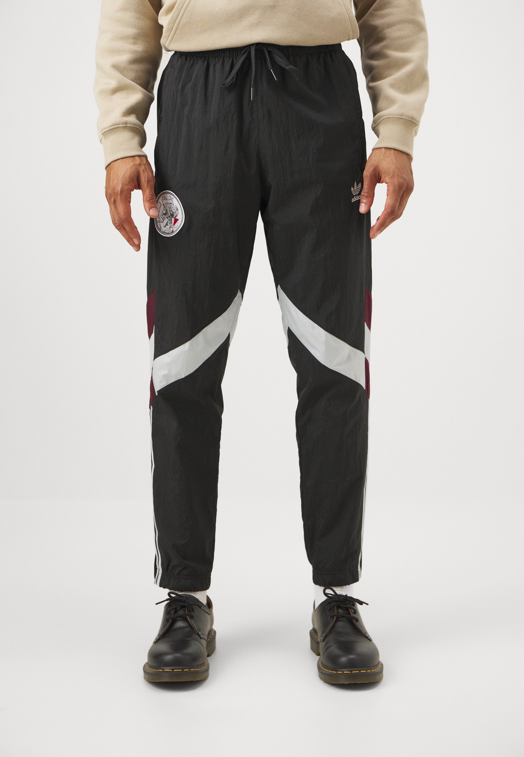 美品 Adidas AJAX AMSTERDOM Game Pant 150 adidas Ajax Amsterdam Anniversary Track Pants - Burgundy