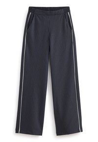 Next WIDE LEG SIDE STRIPE  - Tygbyxor - navy