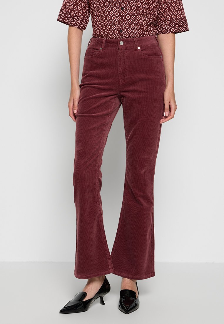 Scotch & Soda Broek donkerrood