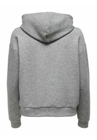 ONLY Play ONPLOUNGE LIFE HOOD NOOS - Mikina s kapucí - light grey melange