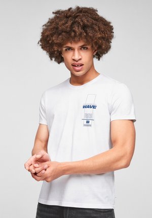 T-shirt imprimé - white placed print