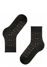 FALKE GRANNY SQUARE - Socken - black