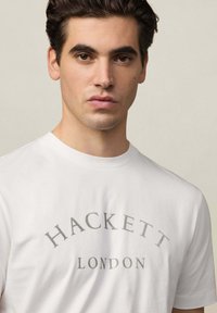 Hackett London Triko s potiskem - off white