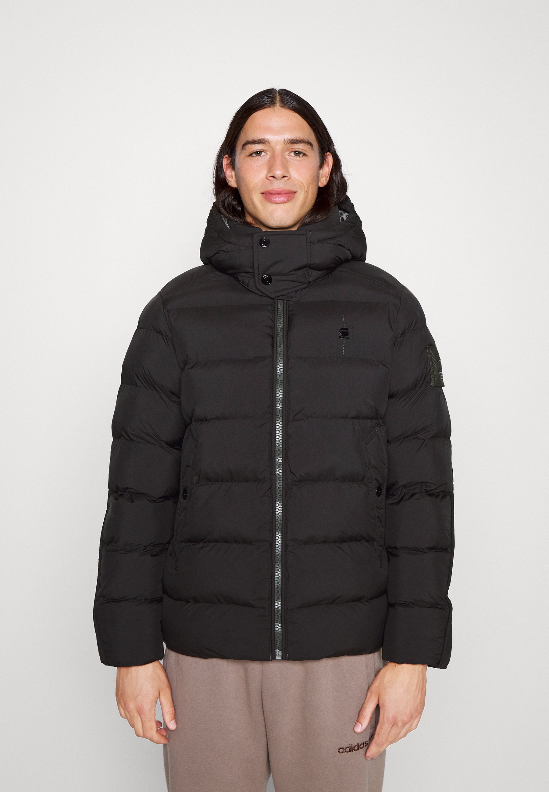 Sweatshirt Zippé À Capuche Homme Premium Core Noir G-STAR