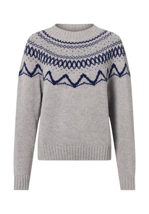 Pullover - grau marine