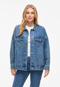 VILA Chaqueta vaquera - light blue denim