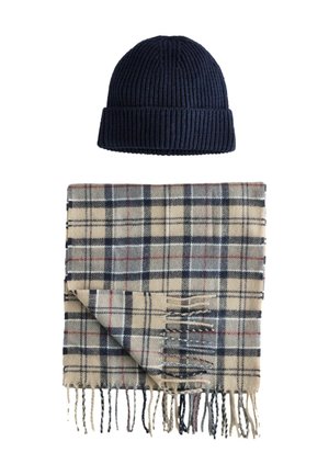 REGULAR FIT - SET - Fular - navy blue   blue check