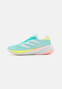 adidas Performance SUPERNOVA STRIDE - Tekaški copati za cesto - flash aqua/footwear white/pulse lime