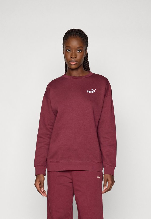 SMALL LOGO RELAXED CREW - Sweatshirt - ruby shimmer
