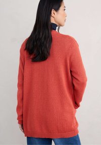 Seasalt Cornwall RIVERBOAT  - Neuletakki - red knit melange umber