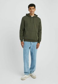 BZB UNI LOURD - Sweat à capuche - vert kaki