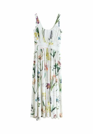 Vestito lungo - white floral print