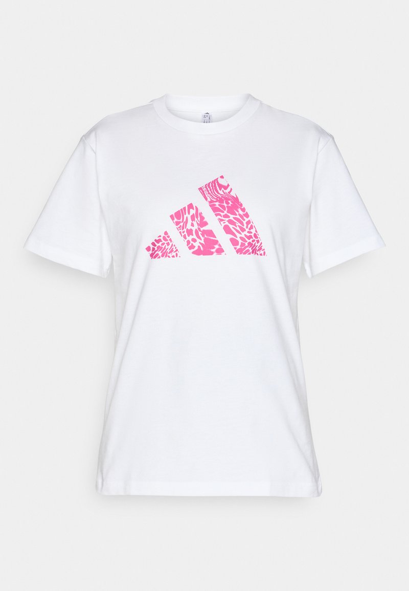 adidas Sportswear CAMO GRAPHIC - Print T-shirt - white - Zalando.co.uk