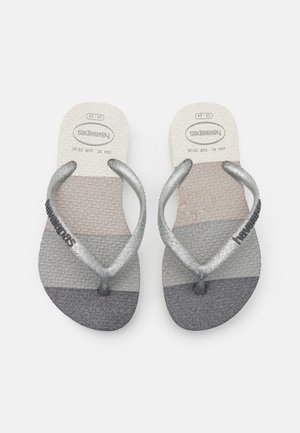 HAVAIANAS FLIP FLOP SLIM PALETTE GLOW MINI-ME KIDS - Infradito da bagno - white