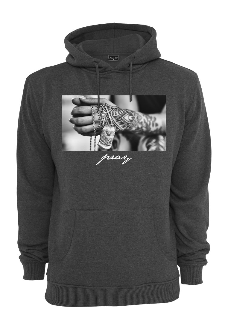 Mister Tee PRAY 2.0 Kapuzenpullover charcoal/grau Zalando.de