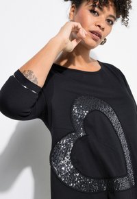 MIAMODA Langarmshirt - black