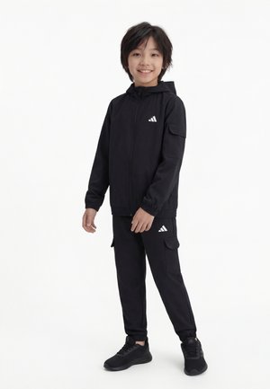 adidas Performance JUNIOR TRACKSUIT UNISEX - Treningsjakke - black/white