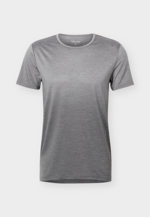 Pier One Sport by Zalando, ESSENTIAL QUICK DRY LIGHTWEIGHT MESH REGULAR FIT VEST - T-Shirt sport - dark grey