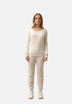 Pullover - pearl grey heather ivory