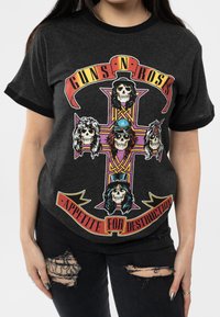 Paradiso Clothing GUNS N ROSES APPETITE FOR DESTRUCTION RINGER - Print T-shirt - charcoal