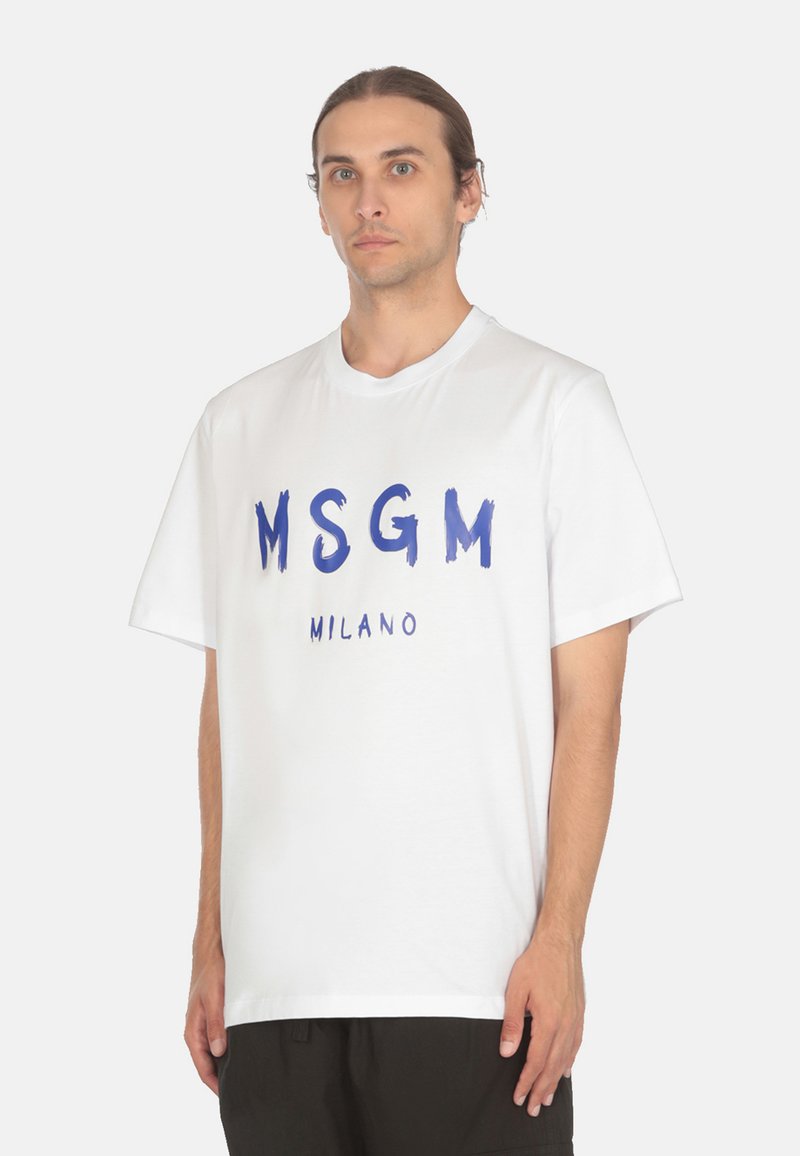 MSGM T-shirt con stampa - white