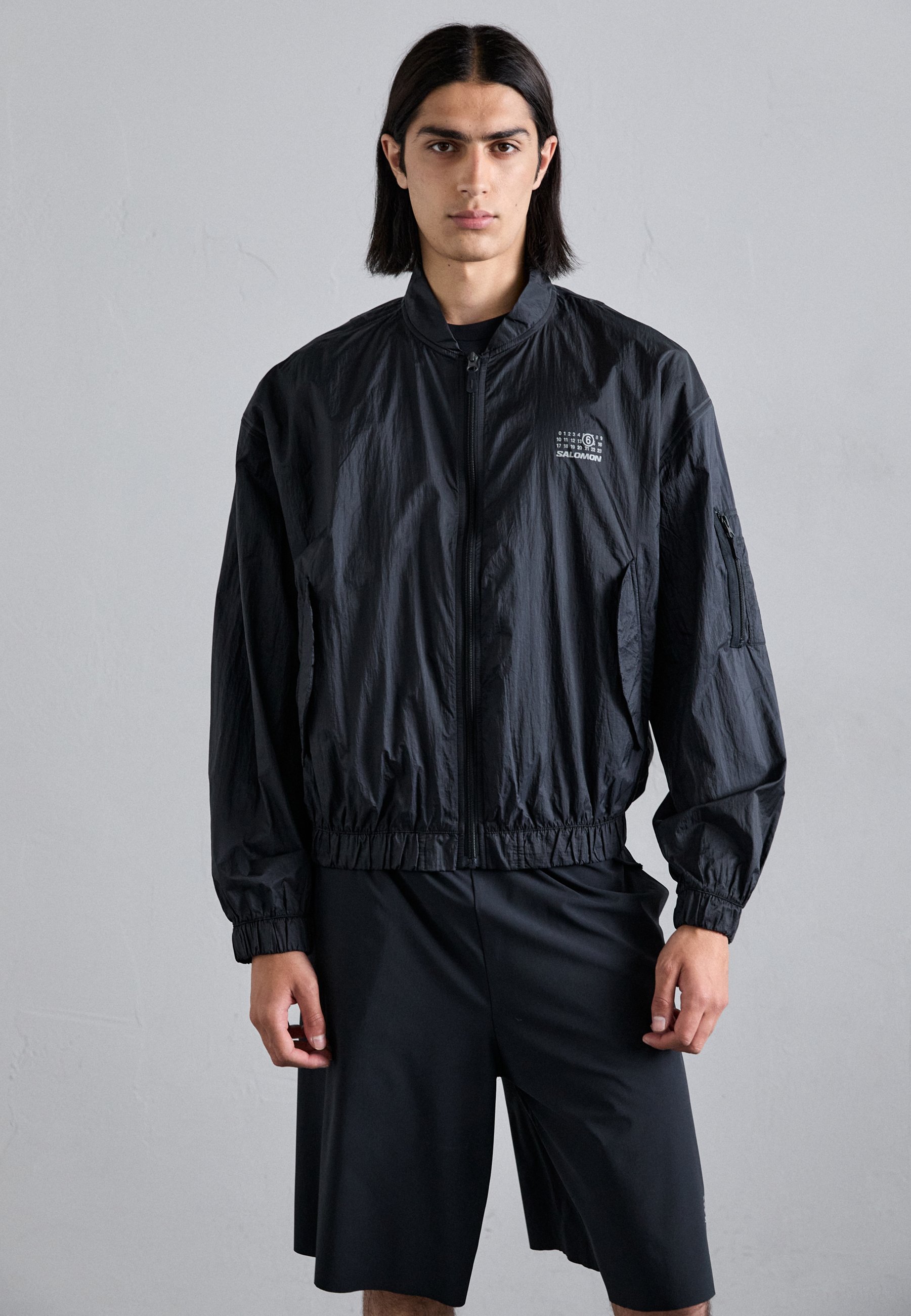 ジャケット・アウター MM6 x Salomon Sports Jacket size S black MM6 Maison Margiela MM6 MAISON MARGIELA X SALOMON SPORTSJACKET