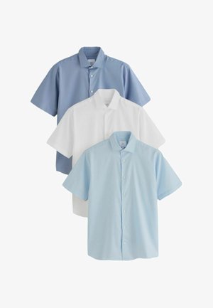Next, 3 PACK - Camicia - blue white