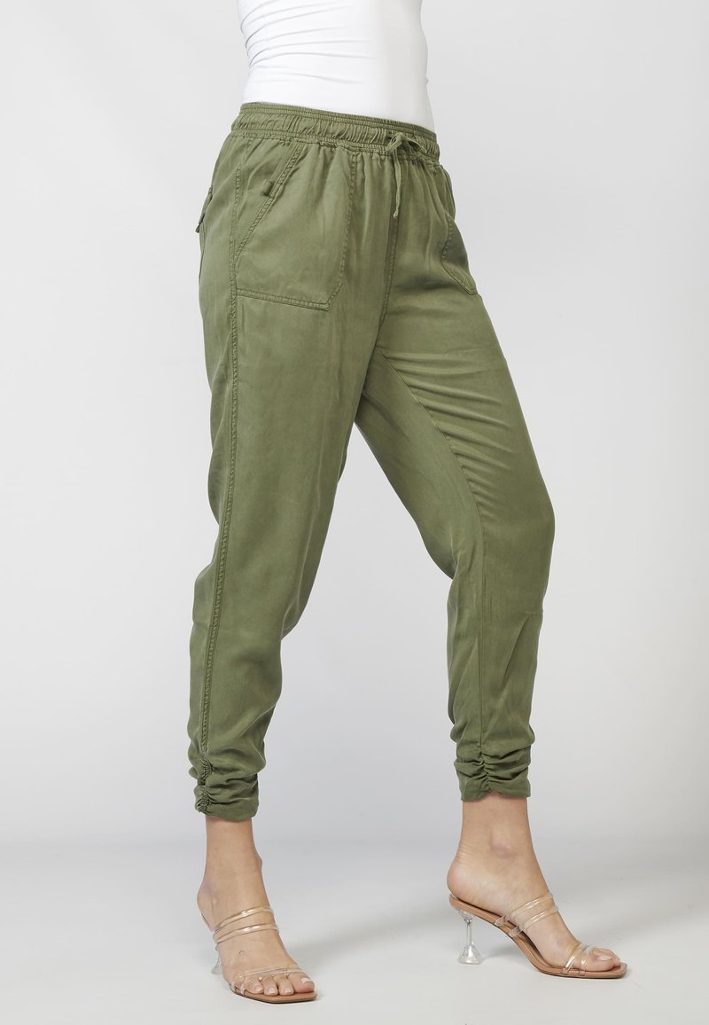 Koroshi LARGO - Pantalones - kaki/caqui Zalando.es
