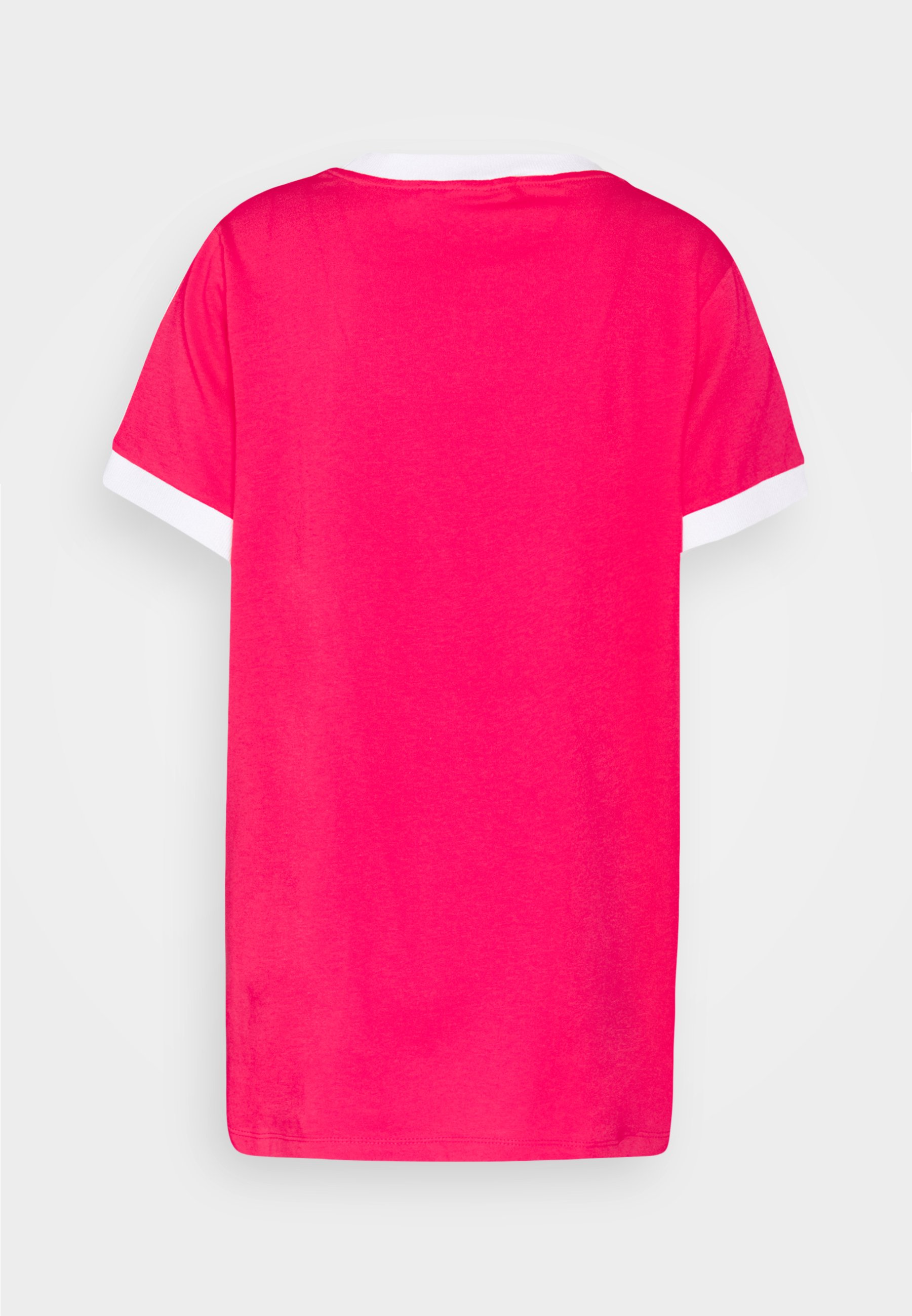 pink and white adidas shirt