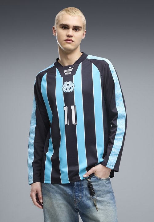 PUMA OLYMPIQUE MARSEILLE KING JERSEY LS - Club wear - new navy-bright aqua — photo 6