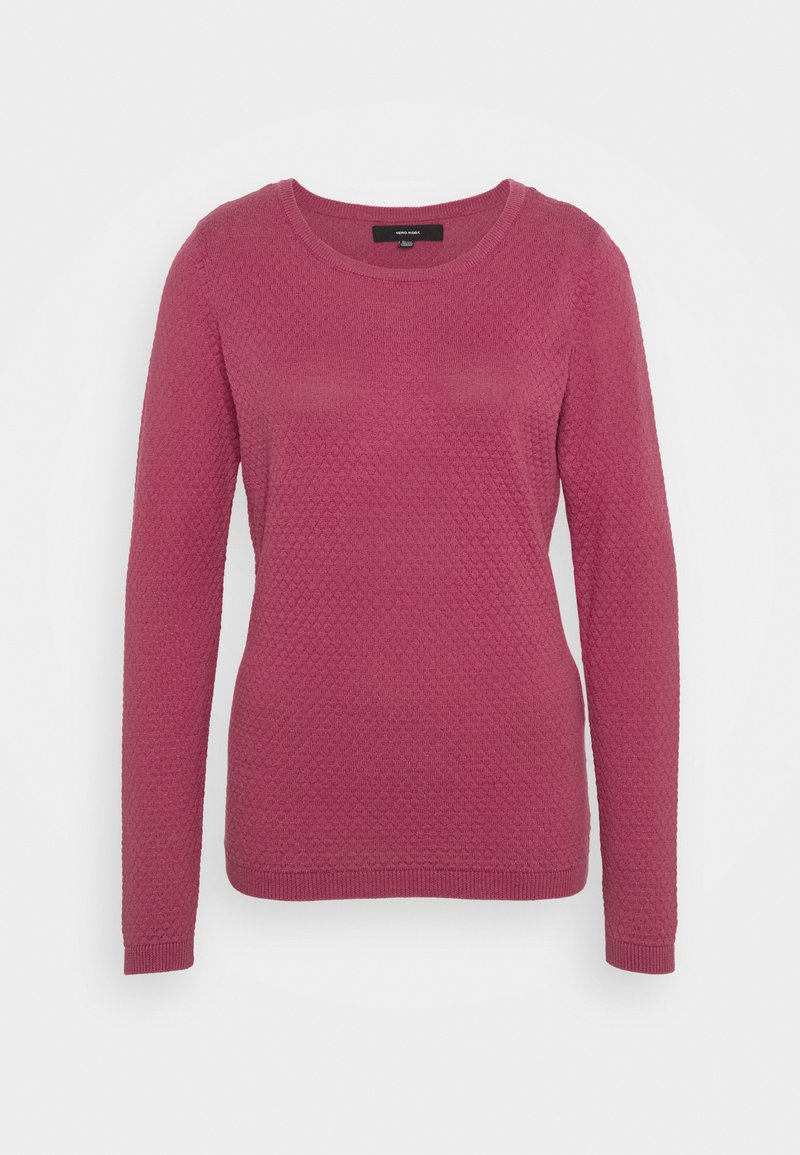 Vero Moda VMCARE STRUCTURE O-NECK - Camisola - honeysuckle