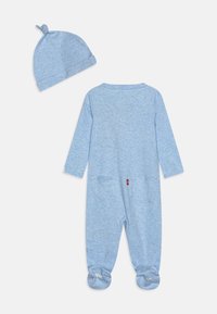 Levi's® FOOTED COVERALL HAT SET - Magamisriided - light mist heather