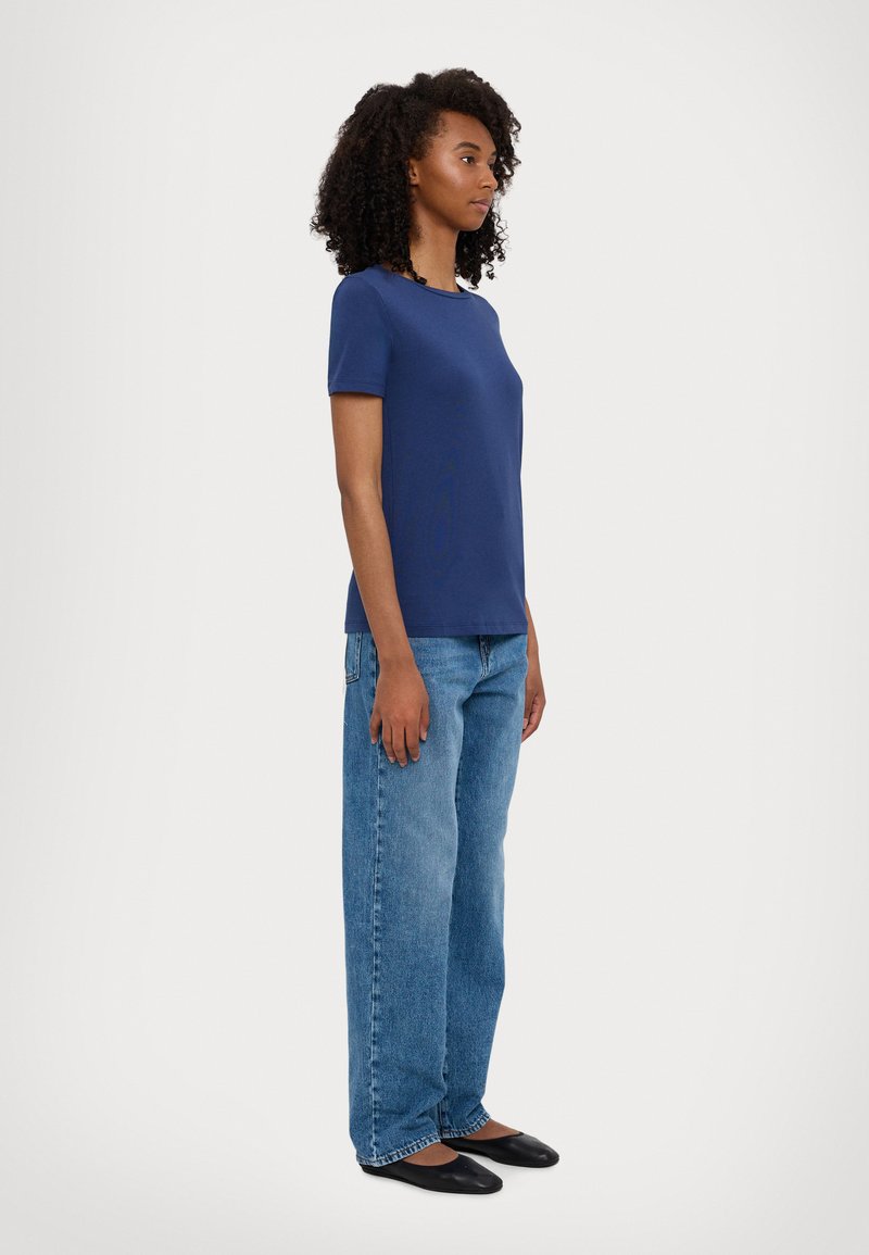 Weekend Max Mara Basic T-shirt - blu cina