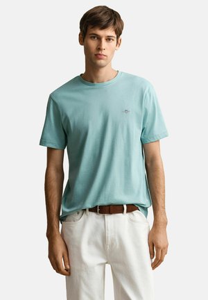 REG SHIELD - T-Shirt basic - muted turquoise