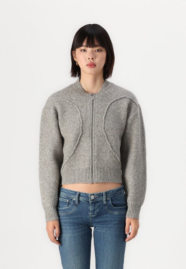 VMLYLA O NECK ZIPPER CARDIGAN - Cardigan