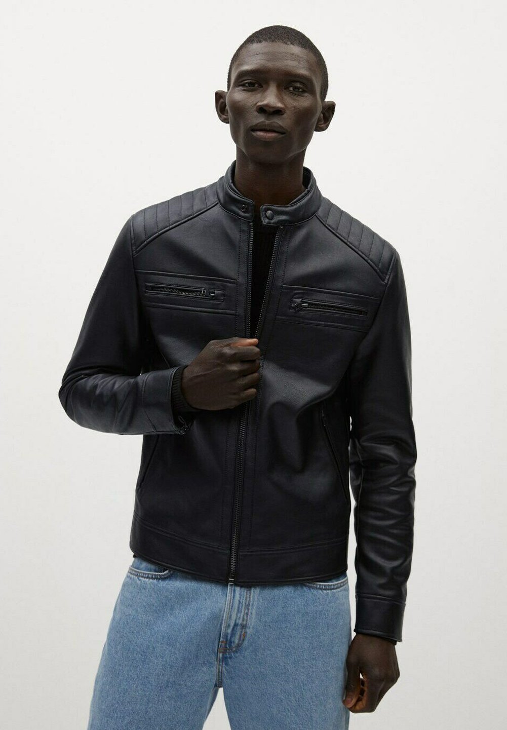 Veste en simili cuir homme mango Clearance