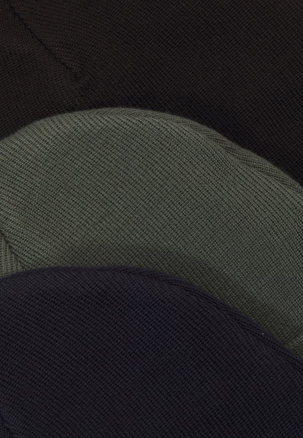 BEANIE BASIC FOLD UP UNISEX 3 PACK - Beanie3