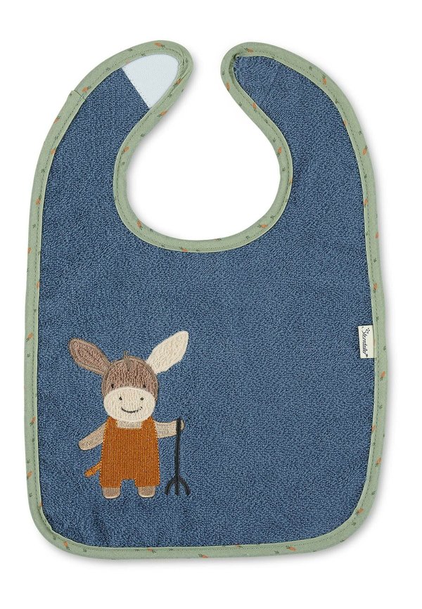 KLETTLÄTZCHEN ESEL EMMIILIUS – Lätzchen – mittelblau