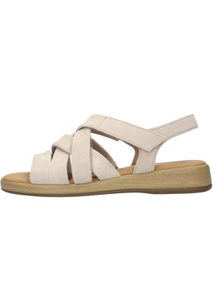 Gabor, GABOR DAMES SANDALEN MET HAK 736. - Sandalen - samtchevreau oak s holz